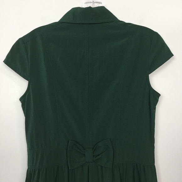 asifeir Tiered Button Down Cap Sleeved Midi Dress - Picture 10 of 15